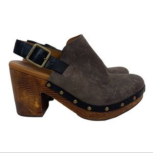 Kork-Ease Rosenthal Leather Slingback Clogs